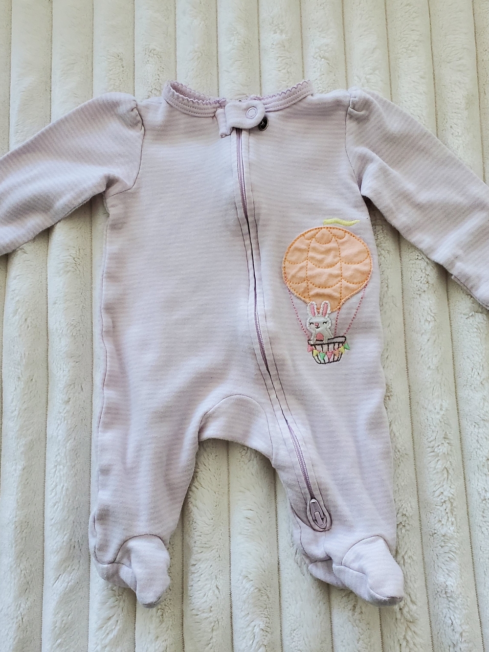 Carter's Light Pink Baby One-Piece Footed Sleeper Onesie